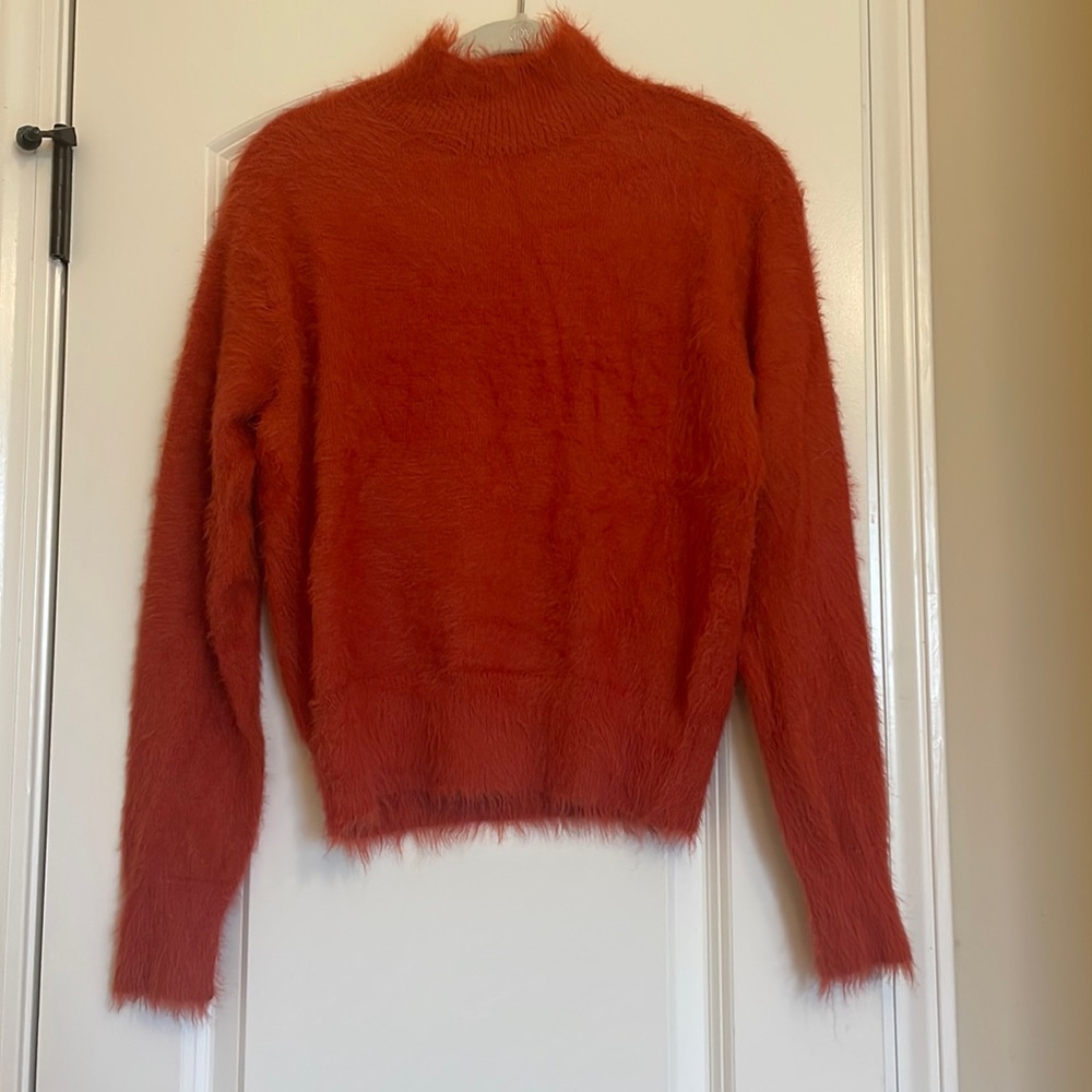 Lou & grey eyelash mock neck sweater